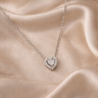 Colar coração inspiração